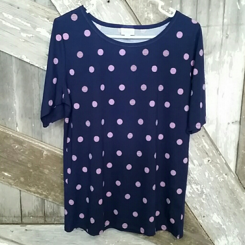Lularoe Irma top purple/pink size 2X NWOT